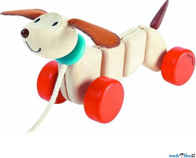 Tahací hračka - Šťastné štěně (PlanToys) - obrázek 1