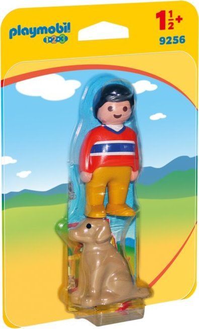 PLAYMOBIL Muž se psem (1.2.3) 9256 - obrázek 3