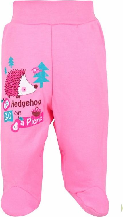 Kojenecké polodupačky Bobas Fashion Ježek růžové Růžová 74 (6-9m) - obrázek 1