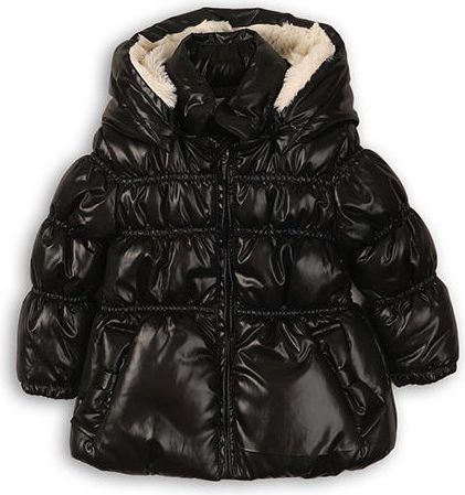 Minoti Bunda dívčí zimní Puffa černá 122/128 - obrázek 1