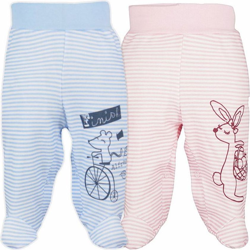 Kojenecké polodupačky Bobas Fashion Městečko růžové 68 (4-6m) - obrázek 2
