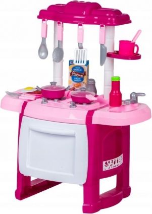 Wanyida Toys Dětská kuchyňka s příslušenstvím - růžová - obrázek 1