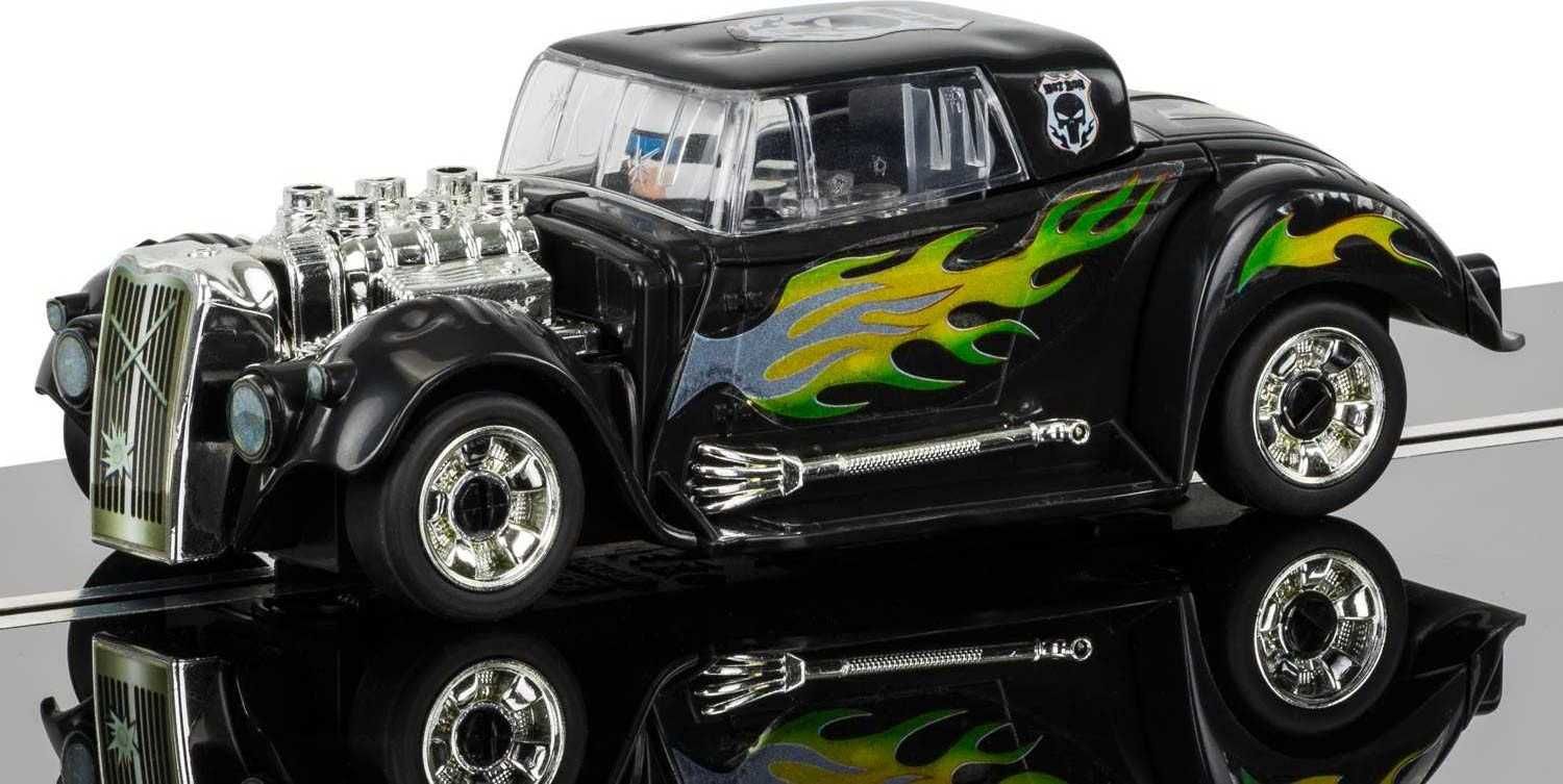 Autíčko QUICK BUILD Super Resistant SCALEXTRIC C3708 - Team Hot-Rod - blue (1:32) - obrázek 1