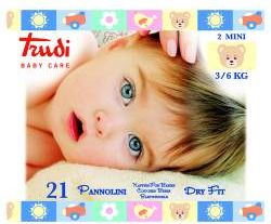 Trudi Baby Dry Fit Mini 3-6 kg 21 ks - obrázek 1