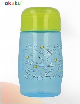 Plastová lahvička AKUKU - modrá - obrázek 1