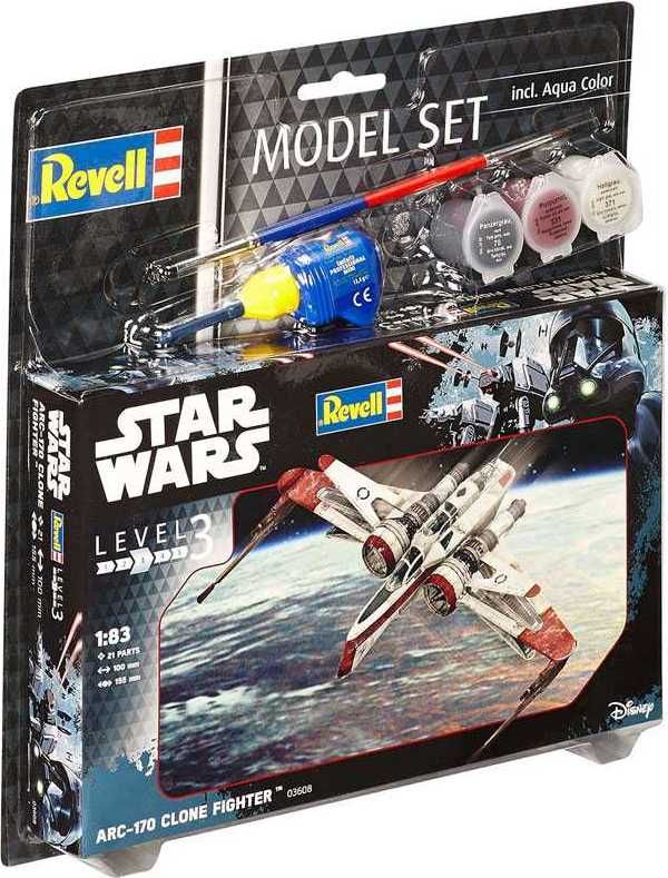 REVELL ModelSet SW 63608 - ARC-170 Fighter (1:83) - obrázek 1