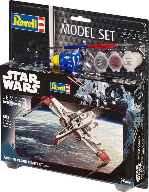 REVELL ModelSet SW 63608 - ARC-170 Fighter (1:83) - obrázek 3