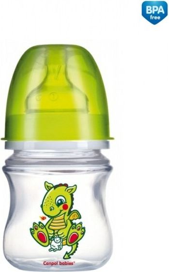 Láhev se širokým hrdlem Fairy Tale 120ml Canpol 35/100 zelená - obrázek 1