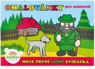 Teddies Omalovánky Moje první zvířátka lesní 21x14,5cm MPLZ - obrázek 2