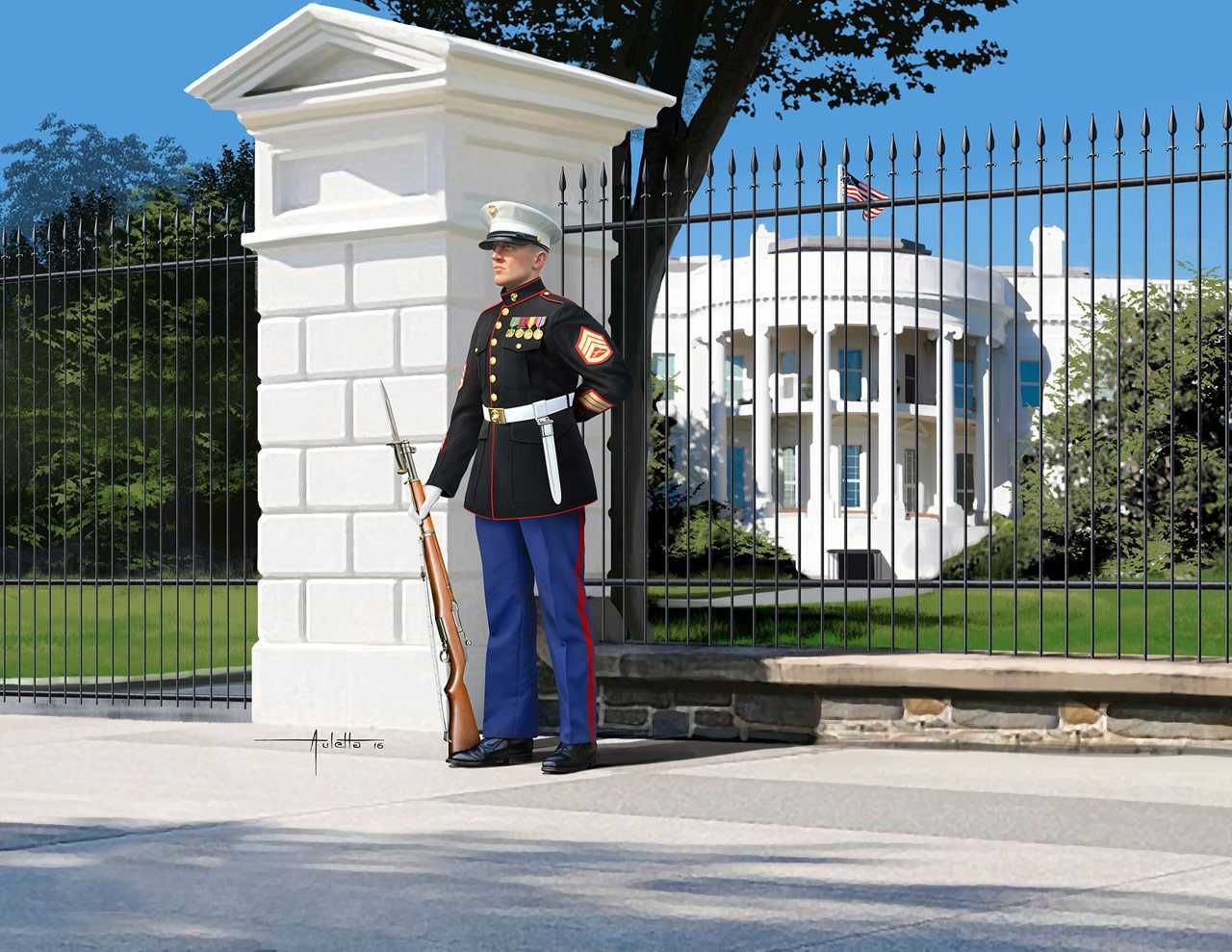 REVELL Plastic ModelKit figurka 02804 - US Marine (1:16) - obrázek 9