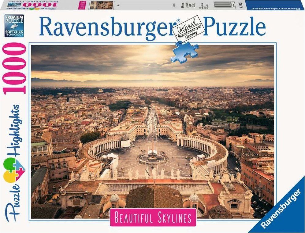 RAVENSBURGER Puzzle Řím, Itálie 1000 dílků - obrázek 2