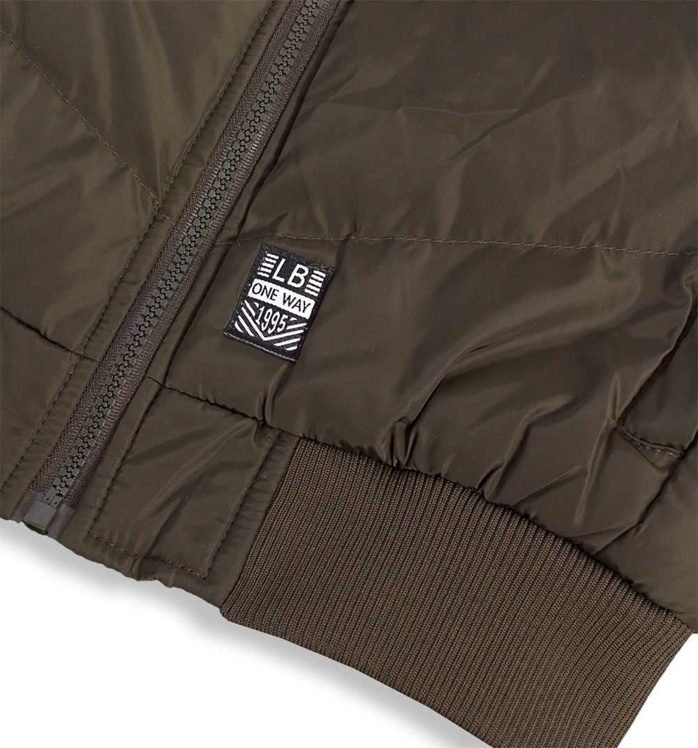 Chlapecká zimní bunda LEMON BERET ONE WAY khaki Velikost: 164 - obrázek 4
