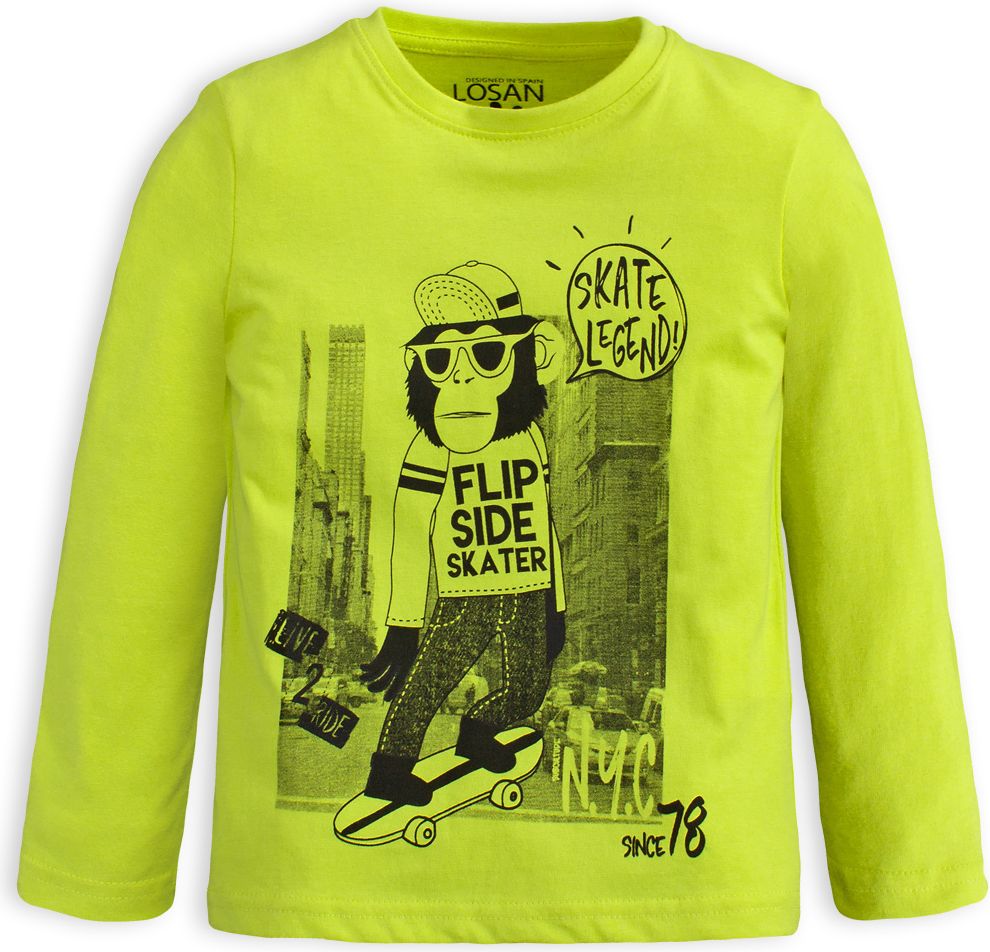 Chlapecké triko LOSAN SKATE LEGEND pistáciové Velikost: 104 - obrázek 1