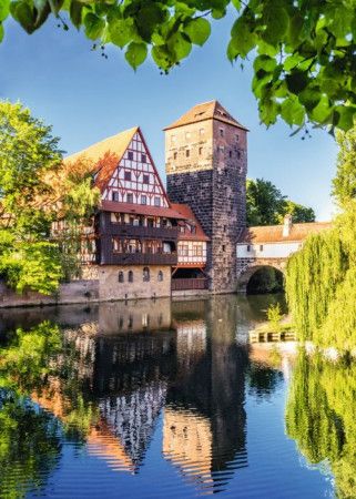 RAVENSBURGER Puzzle Norimberk, Německo 1000 dílků - obrázek 1