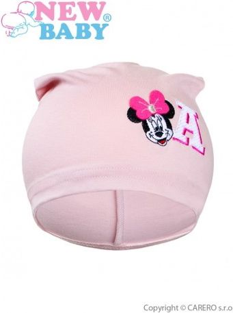 Podzimní dětská čepička New Baby Minnie starorůžová, Růžová, 110 (4-5r) - obrázek 1