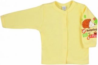 Kojenecký kabátek Bobas Fashion Ježek žlutý, Žlutá, 80 (9-12m) - obrázek 1