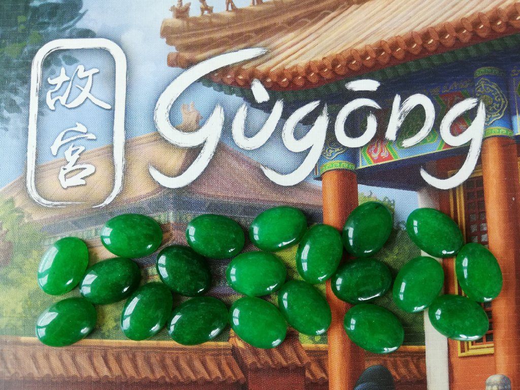 Gùgōng - 20 ks nefritových kamenů (Gugong) - obrázek 1