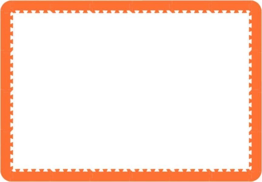 MALÝ GÉNIUS Okraje pro MAXI 24, 8mm (oranžové) - obrázek 1