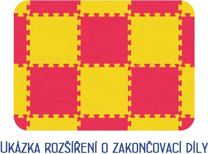 MALÝ GÉNIUS Okraje pro MAXI 24, 8mm (oranžové) - obrázek 2