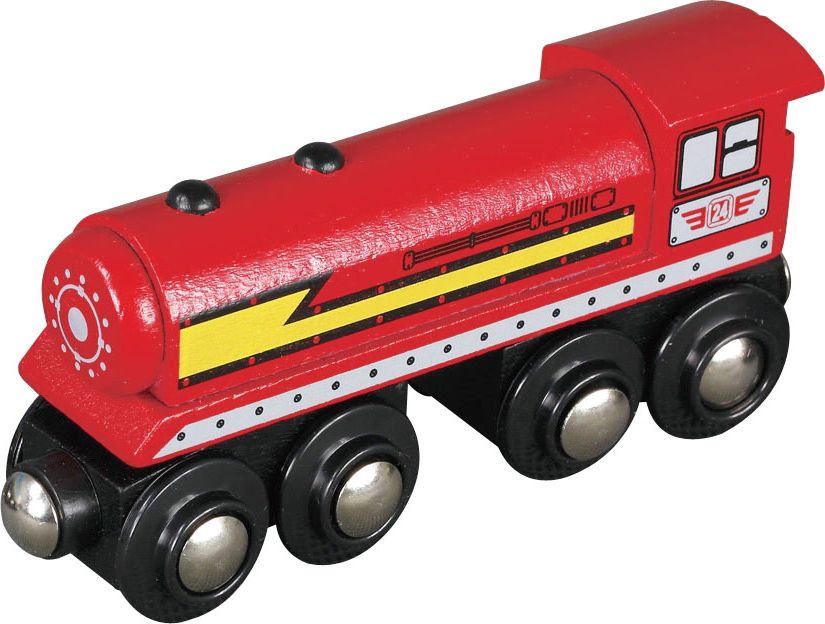 Parní lokomotiva - červená  - Maxim 50502 - obrázek 1