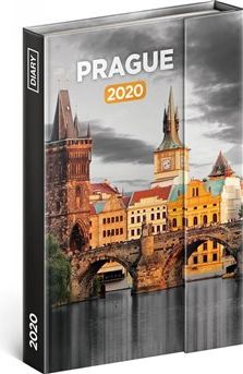 Týdenní magnetický diář Praha 2020, 11 × 16 cm - obrázek 1