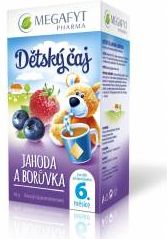 Megafyt Dětský čaj Jahoda a borůvka 20x2 g - obrázek 1