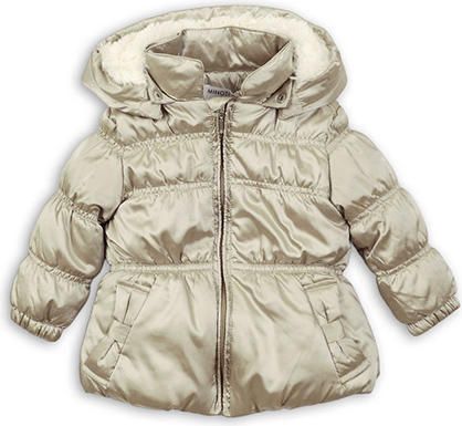 Minoti Bunda dívčí zimní Puffa hnědá 92/98 - obrázek 1