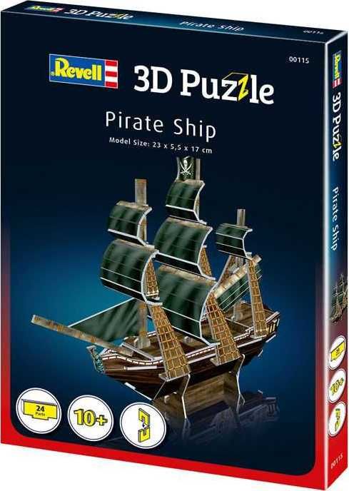 3D Puzzle REVELL 00115 - Pirate Ship - obrázek 2