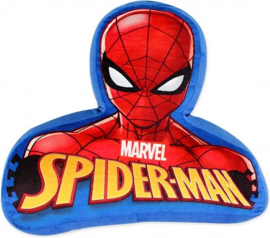 Setino - Tvarovaný polštářek  Spiderman, 39 x 35 cm - obrázek 1