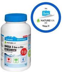 Swiss NatureVia Omega 3 One a Day 60 kapslí - obrázek 1