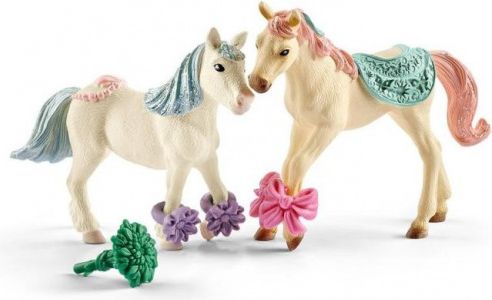 SCHLEICH 41452 Set elfích hříbat s krmivem - obrázek 1