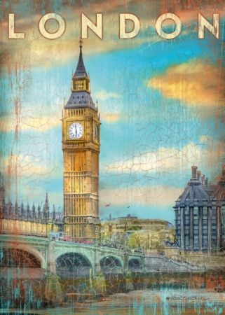 SCHMIDT Puzzle Londýn, Velká Británie 1000 dílků - obrázek 1
