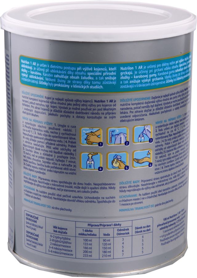 Nutrilon 1 AR 800g - obrázek 2