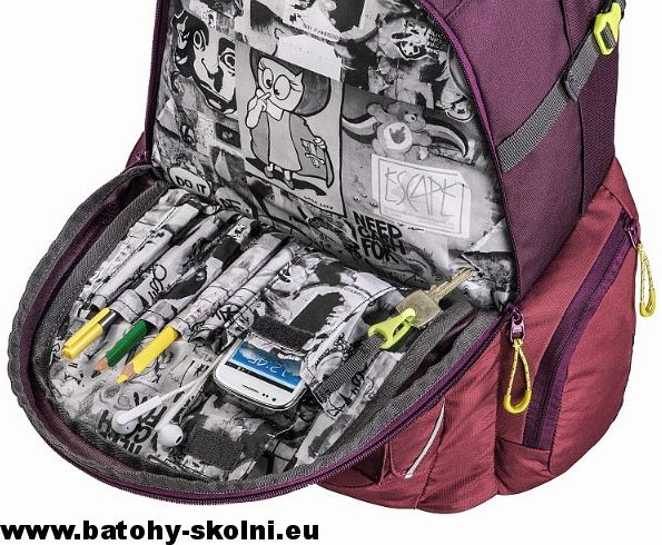 Školní batoh Hama Coocazoo CarryLarry2 Solid Berryman - Doprava Zdarma - obrázek 7