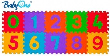 Pěnové puzzle Baby Ono - Čísla - 10ks - obrázek 1