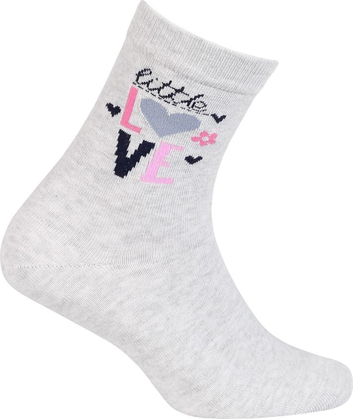 Dívčí ponožky s obrázkem GATTA LITTLE LOVE šedé Velikost: 36-38 - obrázek 2