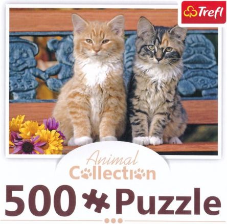 TREFL Puzzle Kočičí přátelé 500 dílků - obrázek 1