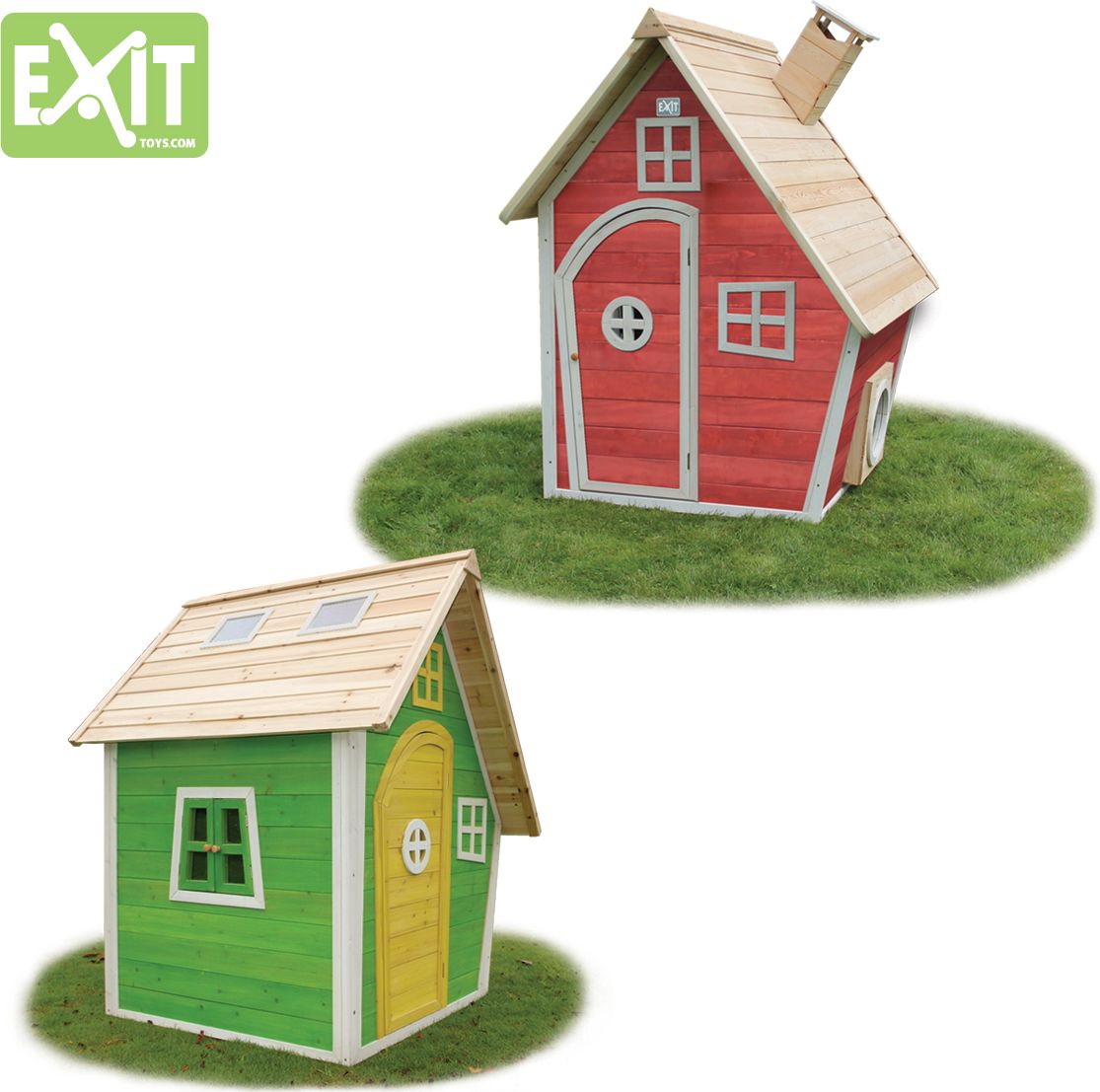 Dětský zahradní domeček Exit Fantasia 100 Červený + DOPRAVA ZDARMA - obrázek 6