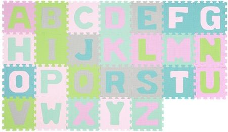 Dětské pěnové puzzle Abeceda, 26 ks - pastelové - obrázek 1