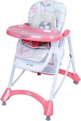 Baby Mix jídelní židlička Pink - obrázek 1