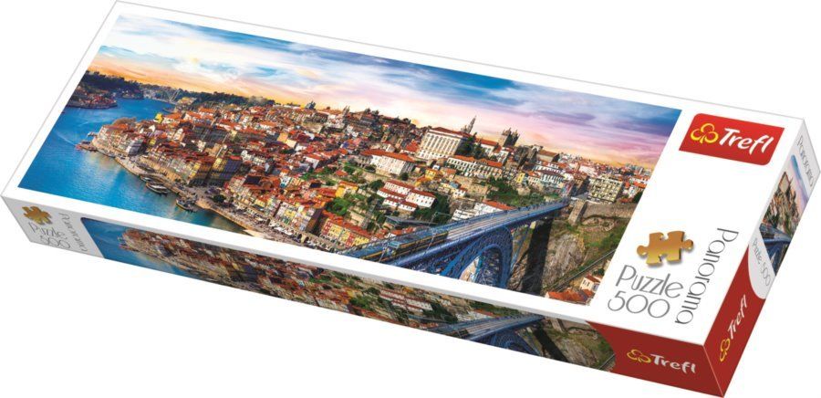 TREFL Panoramatické puzzle Porto, Portugalsko 500 dílků - obrázek 2
