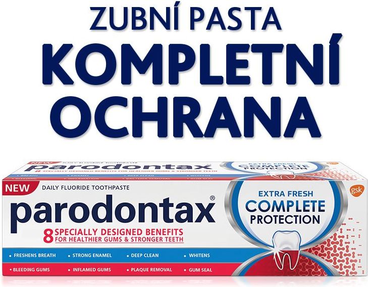 Parodontax Kompletní ochrana extra fresh zubní pasta 75 ml - obrázek 4