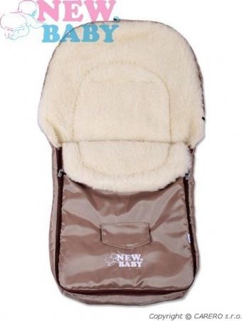 Zimní fusák New Baby Classic Wool brown, Hnědá - obrázek 1