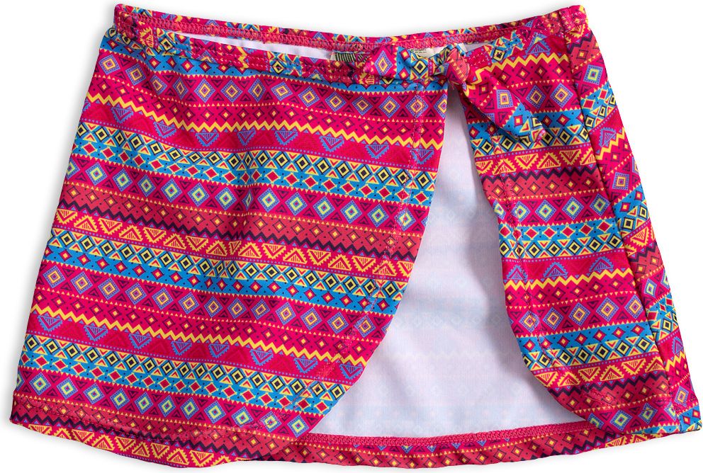Dívčí plavky KNOT SO BAD ETHNIC růžové Velikost: 98 - obrázek 5