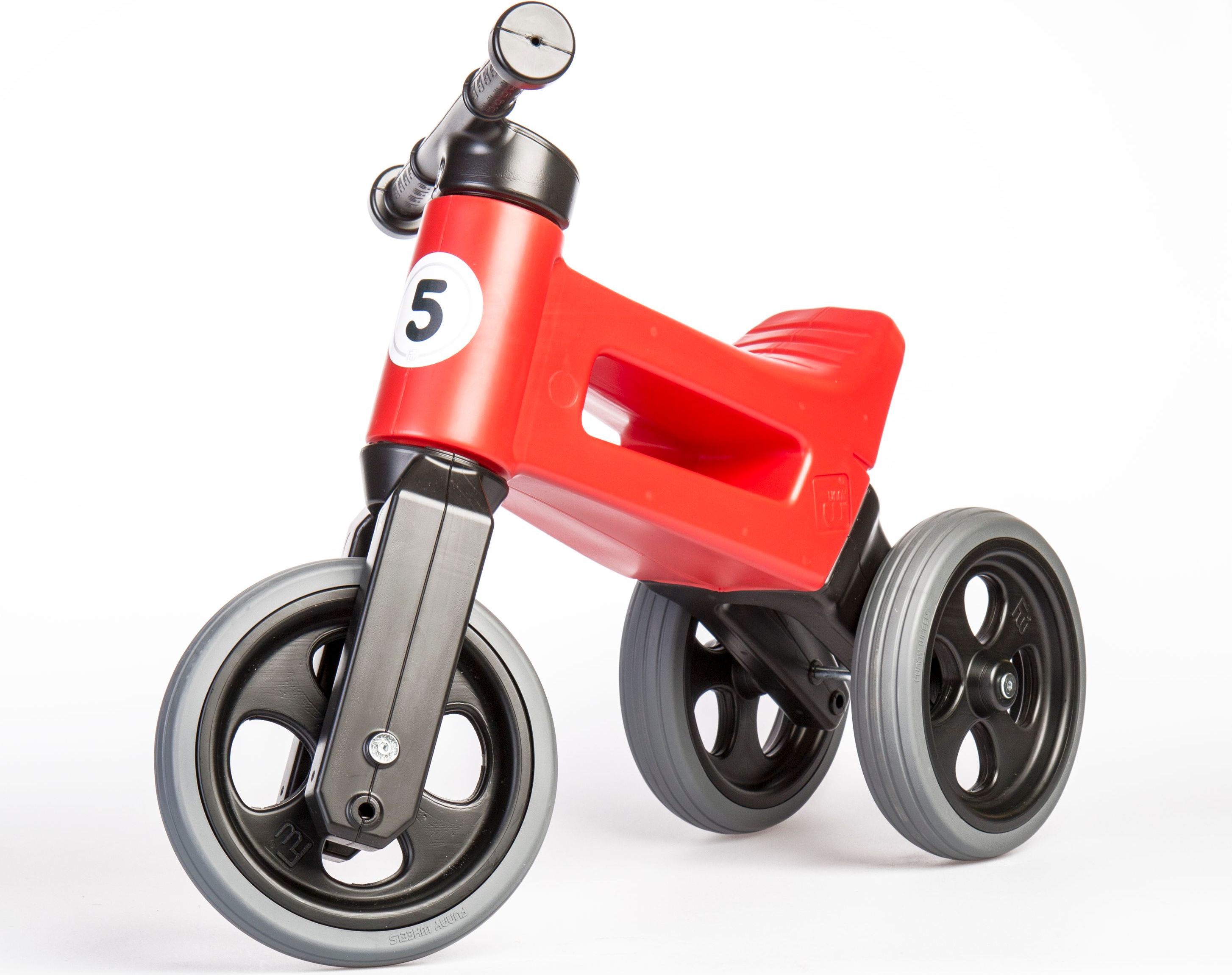 TEDDIES Odrážedlo červené Funny Wheels 2v1 - obrázek 1