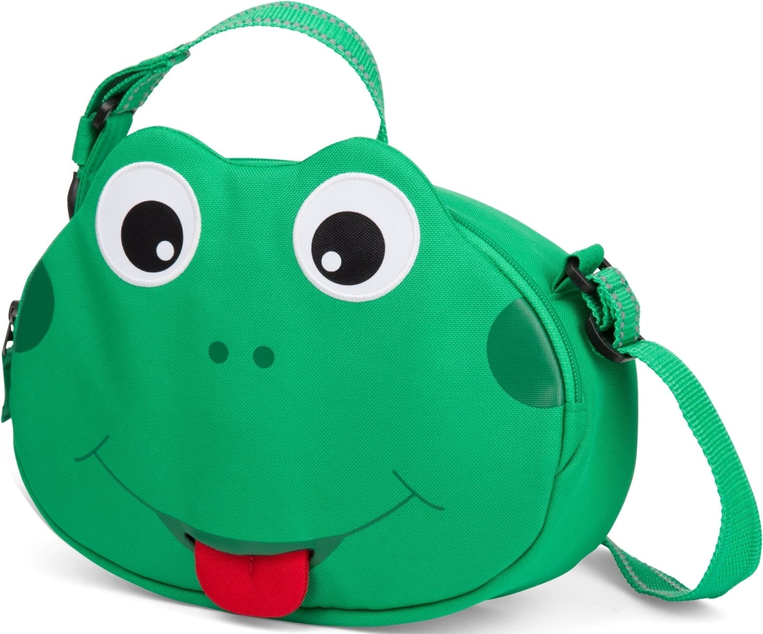 Affenzahn Messenger Bag Finn Frog - Green uni - obrázek 1
