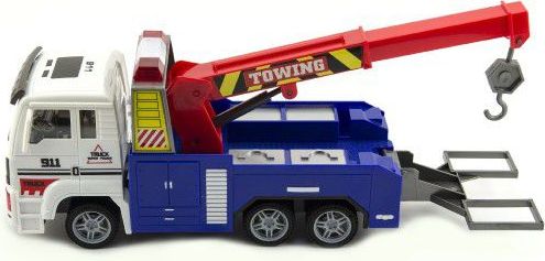 Teddies 58006 Auto nákladní odtahovka plast 24cm na baterie se světlem se zvukem - obrázek 2