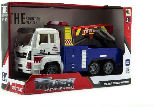 Teddies 58006 Auto nákladní odtahovka plast 24cm na baterie se světlem se zvukem - obrázek 4