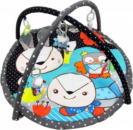 BABY MIX Vzdělávací hrací deka - Zajíček a želvička - obrázek 1