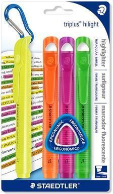 Zvýrazňovače "Triplus", sada, 4ks, 2-5 mm, STAEDTLER, set 4 ks - obrázek 1